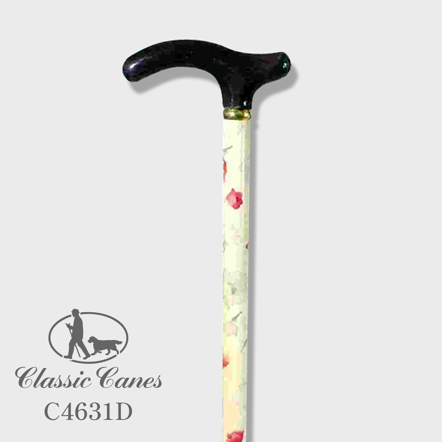 【Classic Canesステッキ】C4631D　花-D